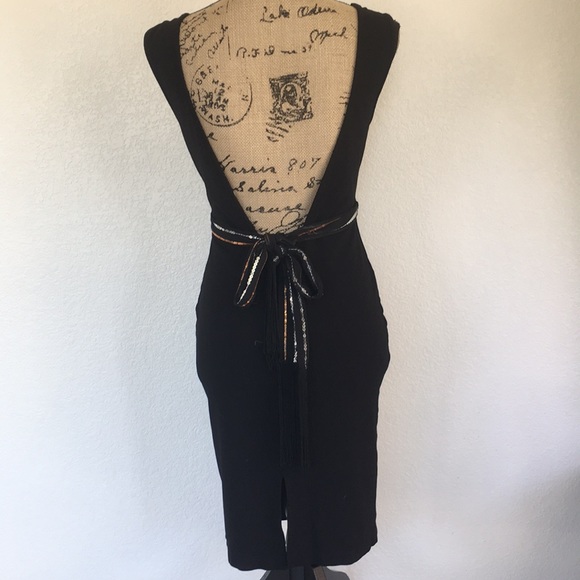 Hottie World Black mini dress size Medium - Picture 3 of 8